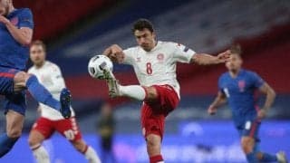 信じられないスコーピオンゴールが誕生！デンマーク代表MFがトレーニングで決めた衝撃のゴールが話題に「ドリームゴール」