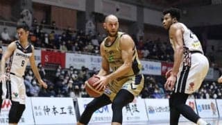 最後の沖縄市体育館での一戦、琉球が今季最多となる110点を挙げて大勝