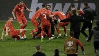 「ただ泣くしかない」ドイツ代表撃破の北マケドニア、世紀の大金星に指揮官「幸せすぎて、言葉が出ない」