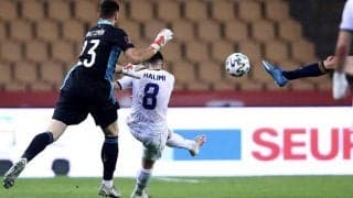 「良く決めた」無人のゴールに正確に…スペインゴールを破ったコソボMFの長距離弾に称賛集まる