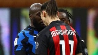 争い転じて善行に？ ダービーで衝突のイブラとルカク、罰金は慈善団体に寄付