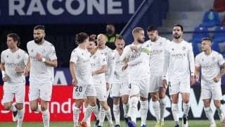 ラファ・ミルのドブレーテで岡崎不出場のウエスカがレバンテに快勝、暫定で最下位脱出《ラ・リーガ》