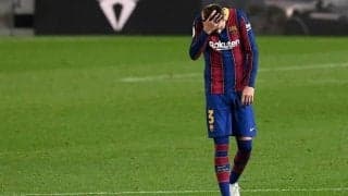 ピケ、クラシコ欠場の危機...膝の回復が長引く