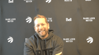 日本人対決を前に八村 塁（ウィザーズ）をニック・ナースHC（ラプターズ）が分析 - ラプターズ対ウィザーズ戦前日練習後会見より