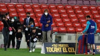 「癒される」バルサ史上最多出場メッシの“父親姿”に反響続々「普通の人間に戻る時」