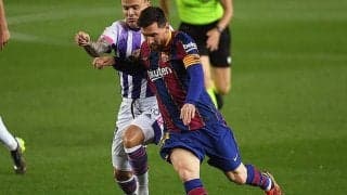 メッシ、大苦戦のバジャドリー戦のハーフタイムに熱い言葉でチームを鼓舞