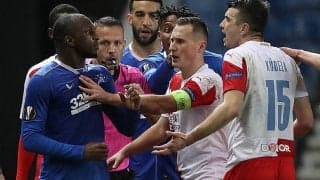 レンジャーズvsS・プラハの人種差別疑惑に進展!　UEFAが当該2選手への調査を開始