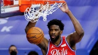 首位を走るシクサーズがセルティックスに快勝…エンビードがチームハイの35得点の活躍