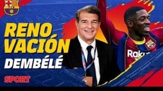 フリー退団阻止へ...バルサ デンベレと2025年までの契約延長を目指す