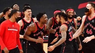 トレントJr.の逆転3ポイントブザービーターでラプターズがウィザーズに勝利、渡邊雄太も貴重な2得点を記録