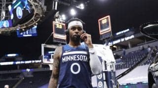 ティンバーウルブズのディアンジェロ・ラッセル、約2カ月ぶりの復帰戦で25得点「支えてくれたスタッフ全員に感謝」