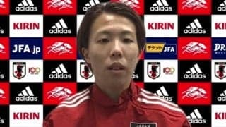 代表として初の左サイドでプレーしたMF杉田妃和「楽しかった」、ゴールへ意欲「これからの課題」