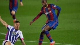 バルサのデンベレが本領を発揮。天才独特の「ぬた〜ん」とした切り返し