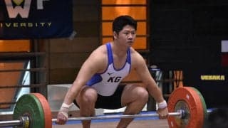 【重量挙部】 津村が自己ベスト更新で関西２位
