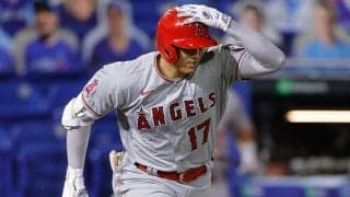 【MLB】「異次元」「飛んでいる」大谷翔平の快足ぶりが分かる“三塁打映像”をファン絶賛