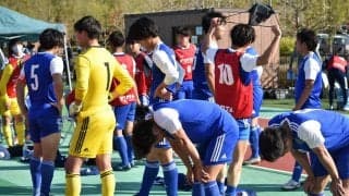 【サッカー部男子】　８失点を喫し関大に完敗