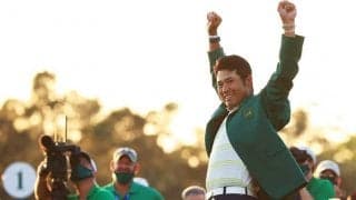 松山英樹、優勝インタビュー一問一答「黄色ならグリーンジャケットに似合うかなと」
