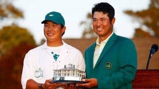 松山英樹のキャディーが思わぬ脚光　V直後に見せた“日本人らしさ”に称賛「何て瞬間」