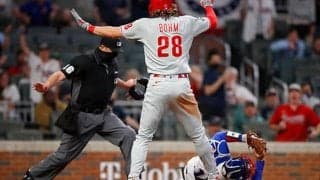 【MLB】ホームベースに「明らかに触れていない」　“疑惑の決勝点”に敵将「失望させられる」