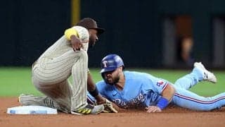 【MLB】二塁手前でスイミング？　超絶技巧のスライディングが「クレイジー」「魔法使い」