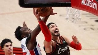 球団新記録となる30リバウンドを達成した、トレイルブレイザーズのエネス・カンター「神様からのプレゼント」