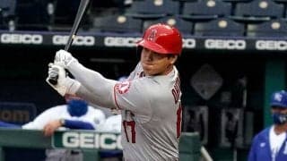 【MLB】大谷翔平、第5打席で今季初の猛打賞　技あり左前打、弾丸2点二塁打、適時二塁打