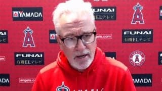 【MLB】大谷翔平の192キロ二塁打に「感銘を覚える」　“猛打賞”に指揮官「良くなり続ける」