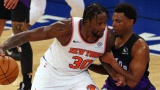 ランドルが34得点10リバウンドを記録したニックス、主力を欠くレイカーズに完勝