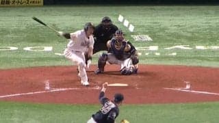 「想像以上」「意味が分からない」　鷹柳田、右手1本＆逆方向フェン直二塁打が凄い