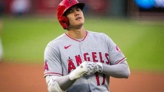 【MLB】大谷翔平、1安打損した？　好守に阻まれた174キロ痛烈二直の安打確率は89％