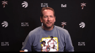 ニック・ナースHCの対ホークス戦渡邊雄太評 – 日本時間4月15日、トロント・ラプターズ対サンアントニオ・スパーズ戦試合前会見より