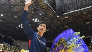 今季かぎりで引退の竹田謙が宇都宮のファンにお別れ…「横浜アリーナで待っています」