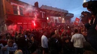 リバプールの一部サポーターが愚行、レアルのチームバスを破壊…3年前にも同様の事件