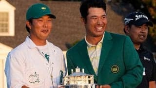 松山英樹が「ジャケットを隠さなかったのが最高だ」　空港で撮られた1枚に米誌も興奮