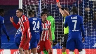 CLチェルシー戦で一発退場のサビッチに4試合の出場停止処分