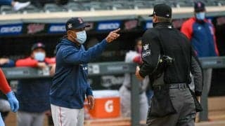【MLB】空振りのはずがまさかのファウル判定…　“誤審”に抗議のRソックス指揮官が退場