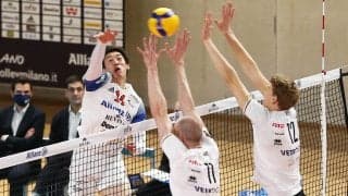 ミラノ　石川祐希フル出場もプレーオフ第6戦は惨敗