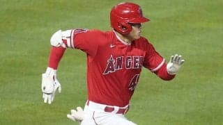 【MLB】大谷翔平が塁上ガッツポーズ　二塁陥れた“歓喜の好走塁”に米記者「感情を露わに…」