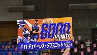 チェハーレス・タプスコット（茨城ロボッツ）がB2通算6,000得点を達成、チームもプレーオフ初出場が決定