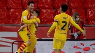 メッシが笑顔を取り戻す 国王杯決勝MVP＆バルサ主将として初タイトルを獲得