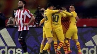 バルサが3年ぶり31度目の国王杯制覇 ビルバオに４ゴール完勝