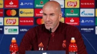 過密日程の中 タフな試合が続くジダン 「ヘタフェ戦に集中」