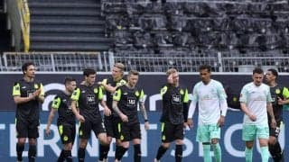 ドルトムントが大迫15試合ぶり先発のブレーメンに4発逆転勝利、4位フランクフルトと4ポイント差に《ブンデスリーガ》