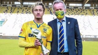 今季17発の鈴木優磨、ファンが選ぶクラブ年間MVPに輝く