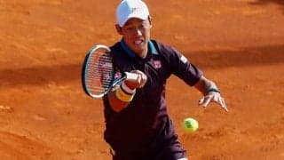 錦織の技術凝縮　対角線へ“絶妙バックハンドボレー”に海外注目「素晴らしいタッチ」