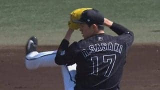 「軽く投げてこれだから本当にやばい」150キロ超連発…佐々木朗希の“弾丸直球”