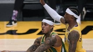 西地区1位ジャズがレイカーズに14点差快勝…レイカーズはレブロン、ADが欠場