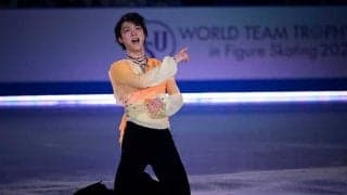 羽生結弦が突然踊り出す　ブラウンとの“即席コラボ”が反響拡大「朝から笑ってます」