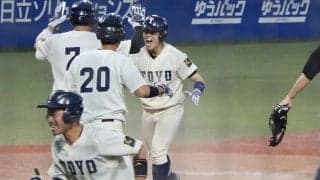 [硬式野球]またもや橋本吏が魅せた！大量得点で勝利した中大１回戦