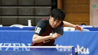 第1シードの御内ら順当に2回戦へ　男子シングルス1回戦結果＜卓球・ビッグトーナメント＞